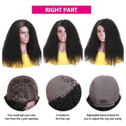 [24 Inch = $89] Afro Kinky Curly Wig U Part Wig Human Hair