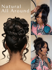 13x4 Bye-Bye Slip? Transparent Lace Front Pull And Go 3D Body Wave Wig Real Ear To Ear With Invisi Drawstring Wig