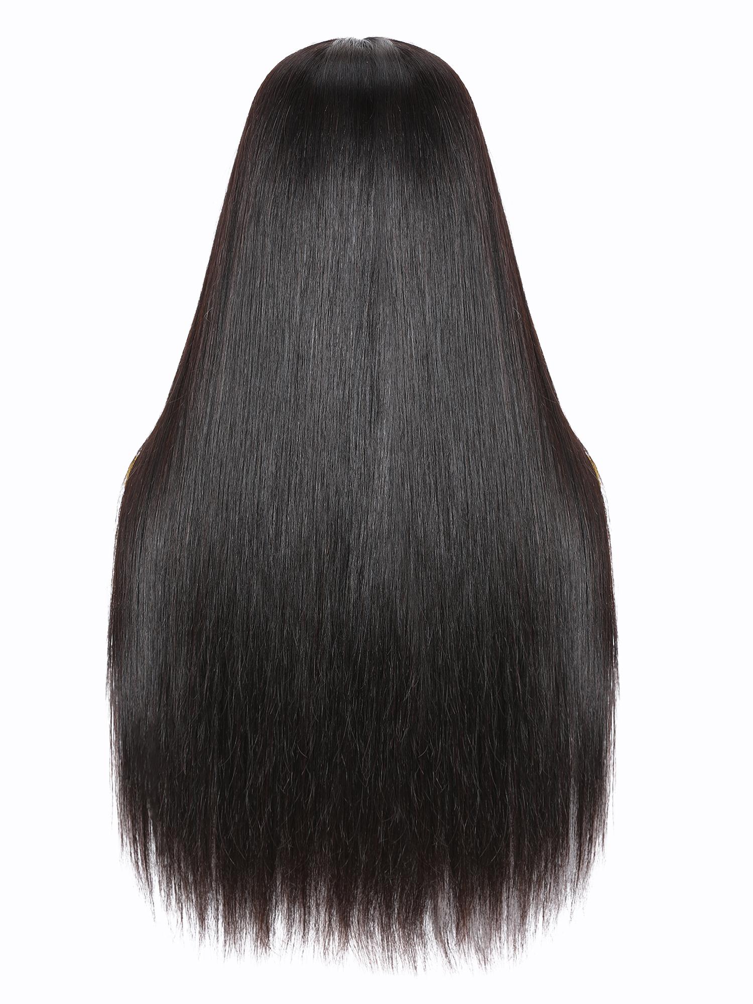 Lace Closure Wigs Glueless Straight Human Hair