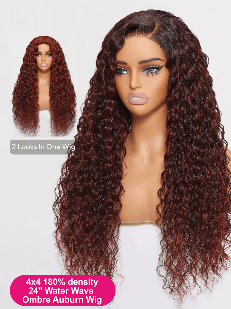 22"-30" 13x4/ 7X5 Glueless Lace Water Wave/Curly/Blonde Highlights Loose Wave/Blonde Straight Wigs