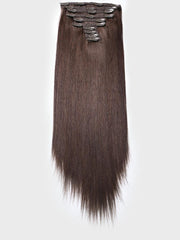 Mochachino Brown Human Hair Clip In Extension