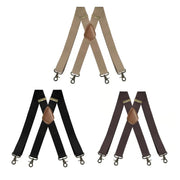 🧵 Adjustable X-Back Suspenders | For Work Wear