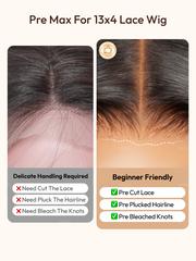 13x4 Pre-Everything? Transparent Lace & HD Lace Front Pull And Go 3D Body Wave Wig Real Ear To Ear With Invisi Drawstring Wig