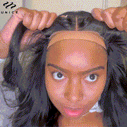 Glueless Body Wave Wig 6x4.5 Put On And Go Pre-cut Lace Closure Wig Breathable Cap One Step Install Natural Black