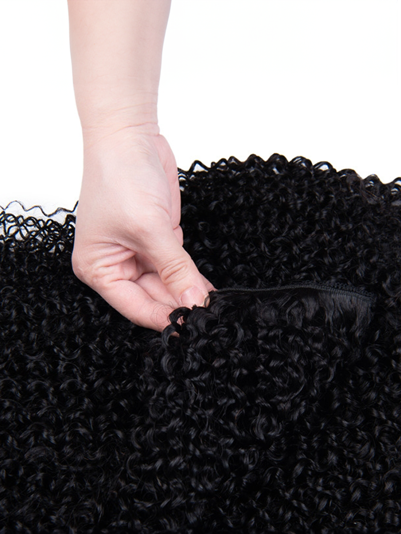 CLASSIC CLIP-INS KINKY CURLY: NATURAL BLACK