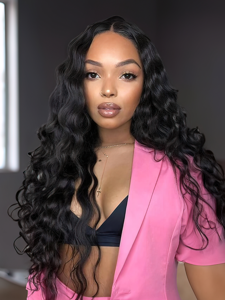 5x5 Clear HD Lace Closure With Body Wave 3Pcs Bundles