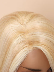 JULIE- 8" OPEN CAP LACE STRAIGHT HUMAN HAIR WIG