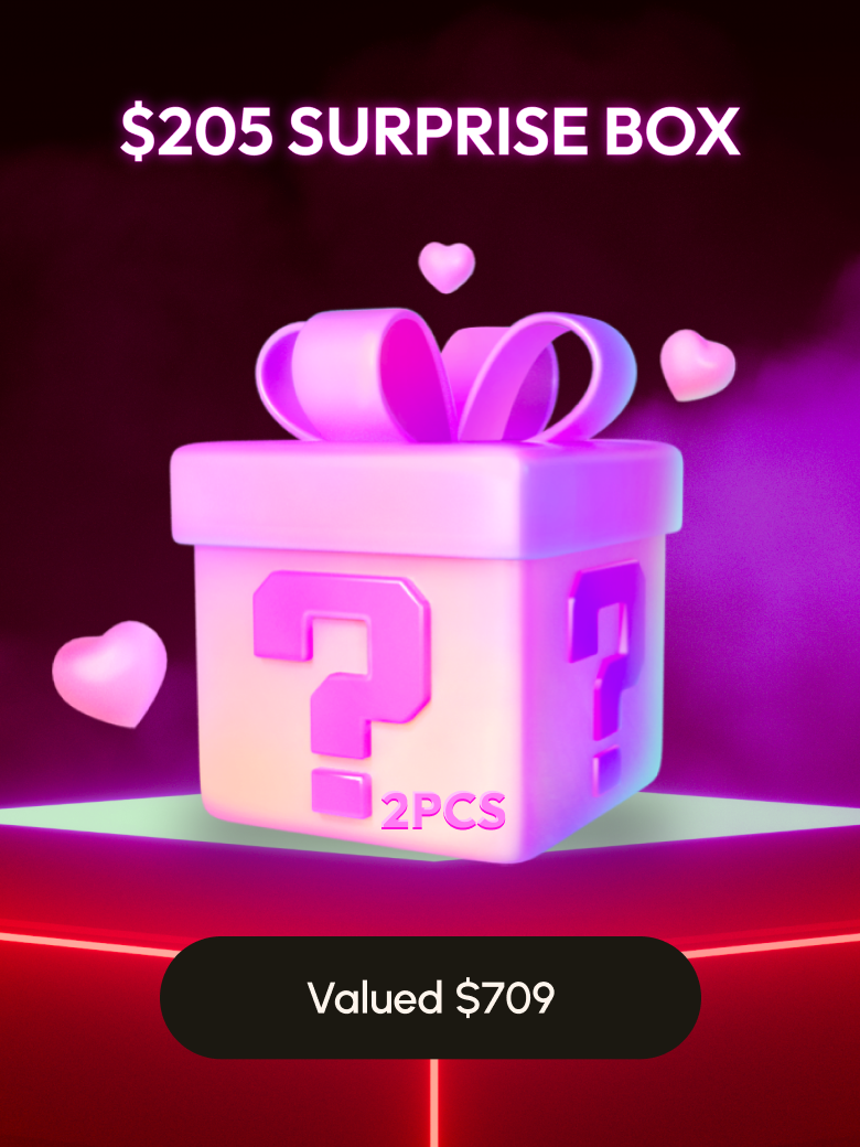 $205 SURPRISE BOX - 2 Items FOR $709 VALUE