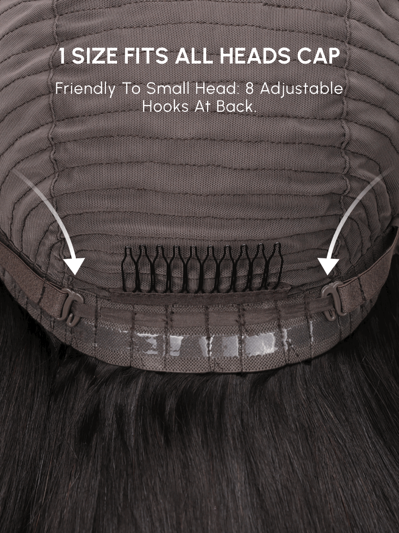[2 Wigs=$188] 180% Density Glueless 7x5 Lace Put On And Go Wig Pre-Cut Lace Pre-Bleached For Summer Wig