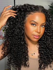 7x5 Bye-Bye Knots Wig 150% Density Jerry Curly Wig With Bleached Invisible Knots