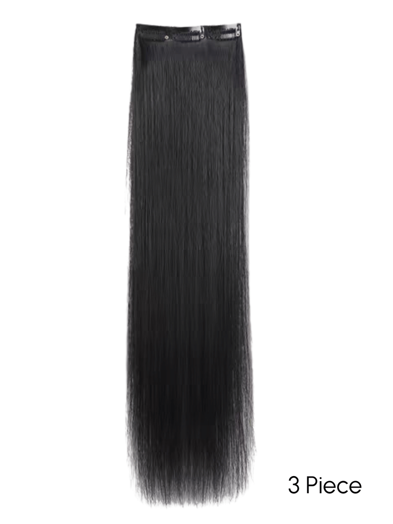 Machine-Made Light Brown Straight Mini Hairpiece