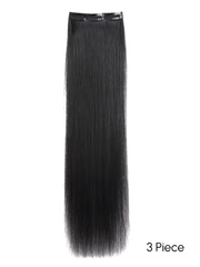 Machine-Made Light Brown Straight Mini Hairpiece