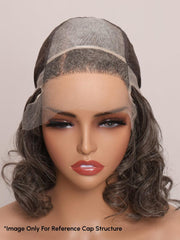 SLOANNE- 12" MONO & SWISS LACE BODY WAVE HUMAN HAIR WIG