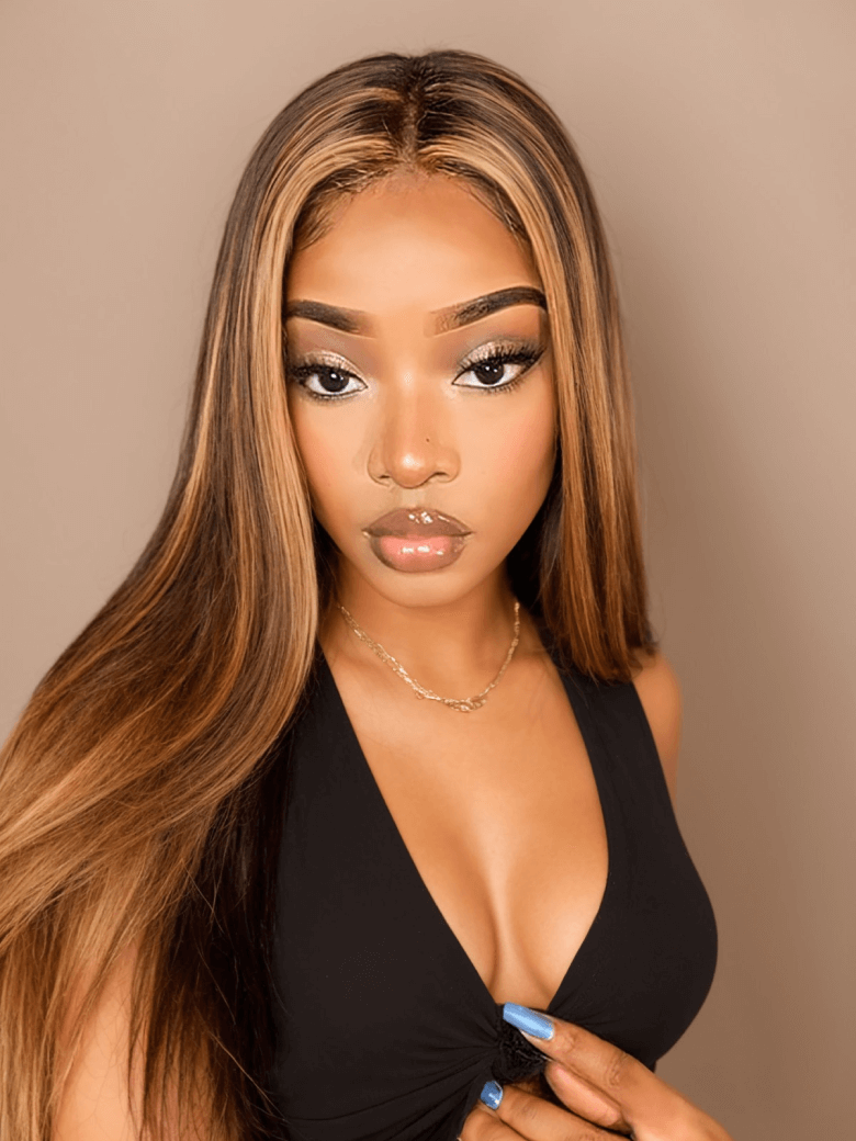 Hair Virgin 3 Bundles Deals Colored Hair Weave #FB30 Straight Hair