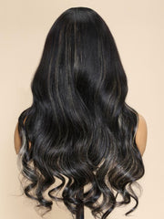 Magic Lace Wig & Bye Bye Knots Wig Blonde Highlights Body Wave
