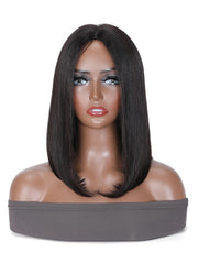 Beginner Friendly Glueless V Part Straight BOB wigs Natural Hairline Wigs
