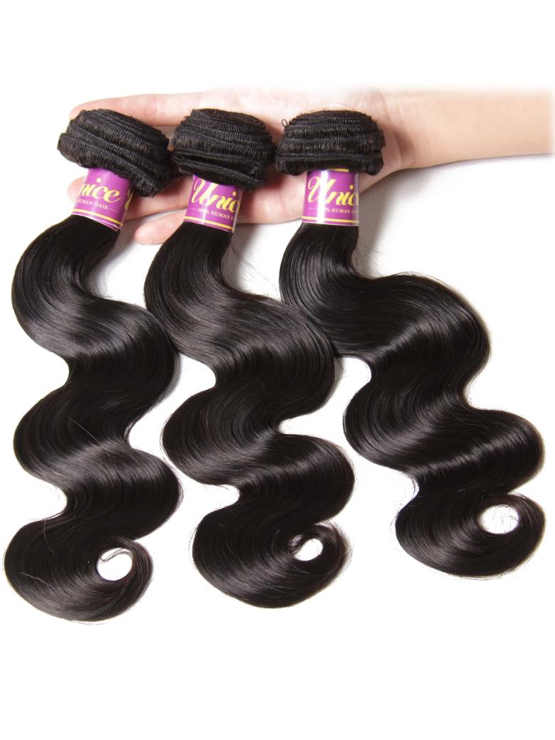 Body Wave 5x5 Lace Closure with 3 Bundles Human Hair