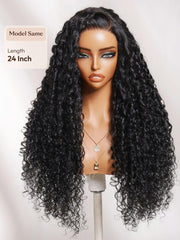 13x4 Pre-Everything? Lace Frontal Brown With Honey Blonde Face-Framing Highlights Wavy Bob Drawstring Wig