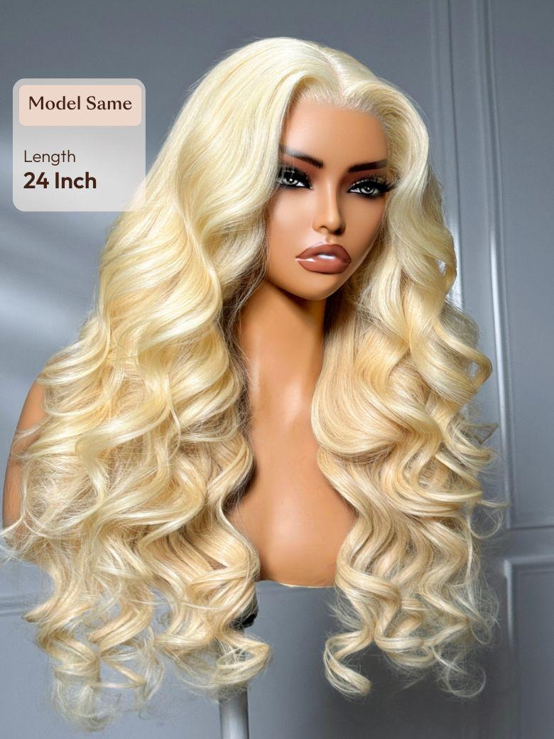 Hair Full Lace Body Wave Transparent Lace Human Hair Wig Preplucked with Baby Hair