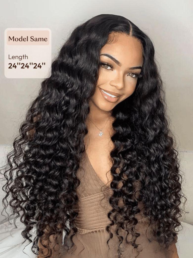 Hair 3 Bundles Human Virgin Hair Deep Wave Hair Fast Shipping