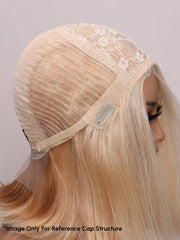 ANGELINA- 12" OPEN CAP LACE STRAIGHT HUMAN HAIR WIG