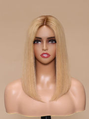 NOELLE-14" MONO STRAIGHT HUMAN HAIR WIG