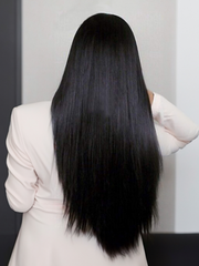 Hair 3 Bundles Straight Human Hair With 13x4 Lace Frontal