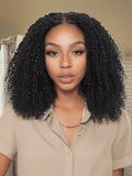 Petaluxe Bye-Bye Knots 7x5 Lace Kinky Curly Bob Put On and Go Wig Tight Coily Texture Flat Twist Out Curls