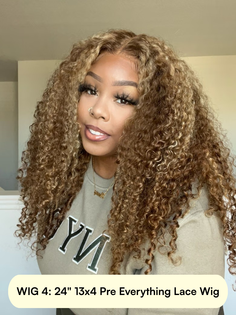 [ALL 24''] 13x4 Loose Wave & Body Wave Wig, 13x6 Natural Straight Wig, Highlight Curly Wave Pre-Everything Wig