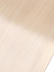 Platinum Blonde Human Hair Clip In Extension