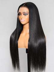 Premium Raw Virgin Hair Undetectable HD Full Lace Straight Wig