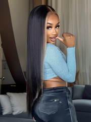 [18"=$59] Highlight Ombre TL27 Straight Lace Part Wigs
