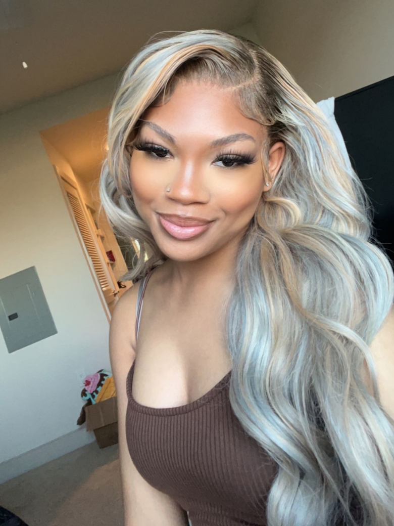 Crownmecutie Approved Put On And Go 6x4.5 And 13x4 613 Blonde Lace Front Straight Wig With Bleached Knots