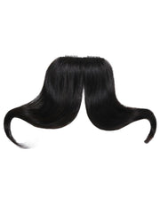 0.5x2.5 Clip-In Human Hair Curtain Bangs Double Clip