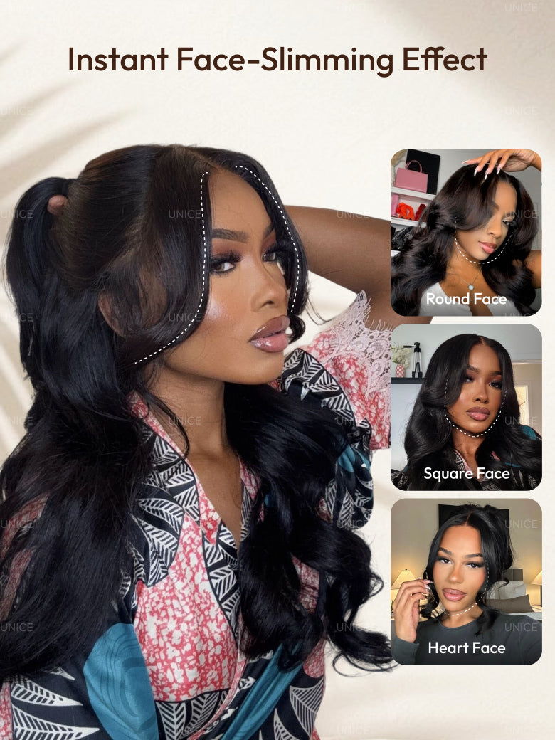 13x4 Pre-Everything? HD Lace & Transparent Lace Front Pull And Go 3D Body Wave Wig Real Ear To Ear With Invisi Drawstring Wig