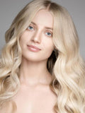 Petaluxe Platinum Blonde Human Hair Tape In Extension