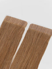 Ash Brown Human Hair Tape In Extension
