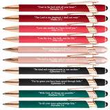 Bible Verse Ballpoint Pen Set 10pcs