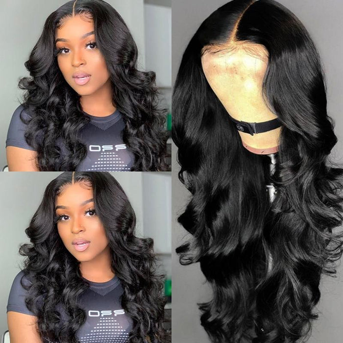 Petaluxe Body Wave T Lace Front Wig 150% Density Deep Part Lace Wigs