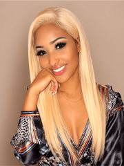 4PCS 613 Blonde Hair Weave Bundles Straight Virgin Human Hair