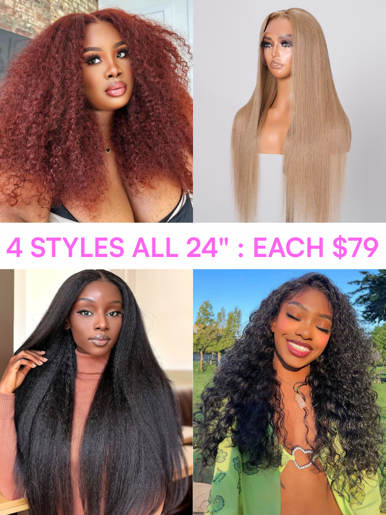 [Limited Stock] 4 Best-Selling Wigs Each $69