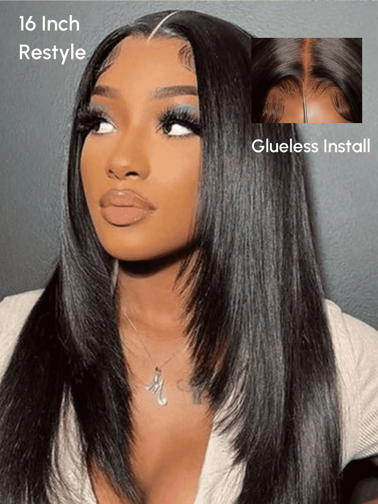 [250% Density=$169] Hair 250% Density Suit for Autumn Silky Straight 5x5 Glueless HD Lace Wig