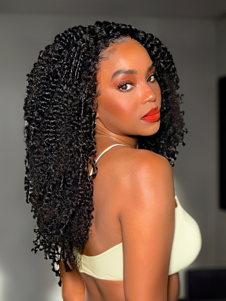 [24''= $99] Match All Skin 5x5 HD Lace Body Wave Wig 180% Density 13x4 Pre-cut Kurly Wig 24"