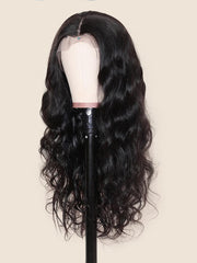 180% Density 13x4 Transparent Lace Frontal Long Body Wave Wig