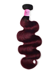 Hair High Quality Novel #TB99J Straight & Body Wave Virgin Hair 1 Bundle for Sew In