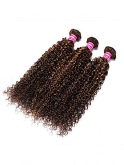 Trending Curly Hair TL412# Color 3 Pieces Human Hair Weave On Sale