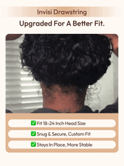 13x4 Pre-Everything? Lace Frontal Brown With Honey Blonde Face-Framing Highlights Wavy Bob Drawstring Wig
