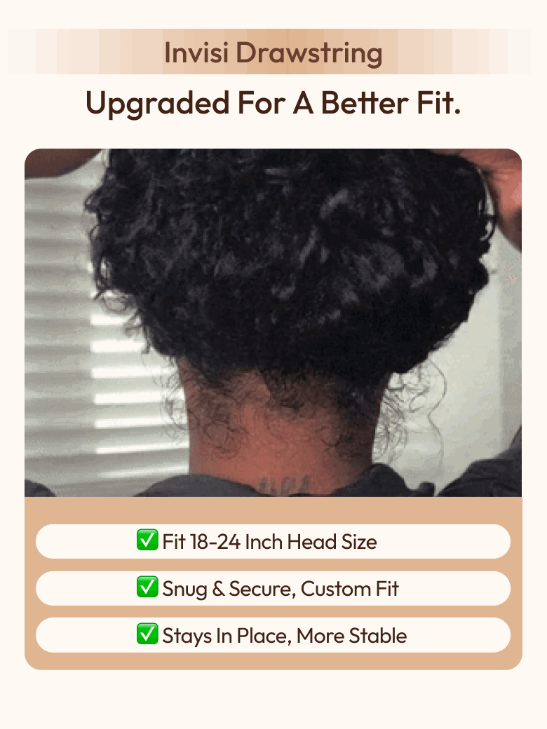7x5 Bye-Bye Knots? & 13x4 Pre-Everything? Lace Frontal Black Fluffy Natural Loose Wave Curtain Bangs Wig