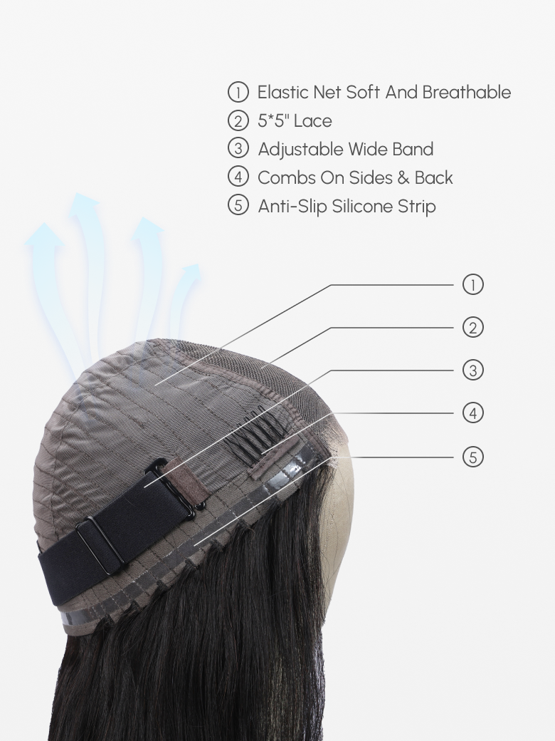5x5 HD Lace Pre Plucked Body Wave Wigs