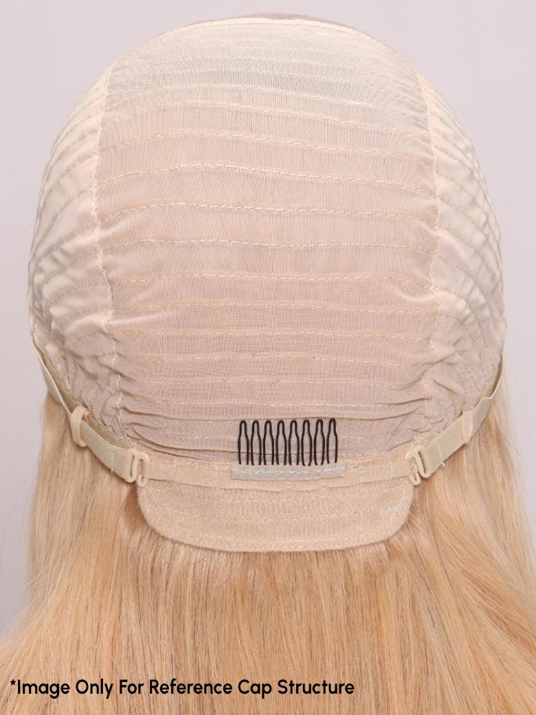 SAMANTHA-14" MONO & SWISS LACE BODY WAVE HUMAN HAIR WIG